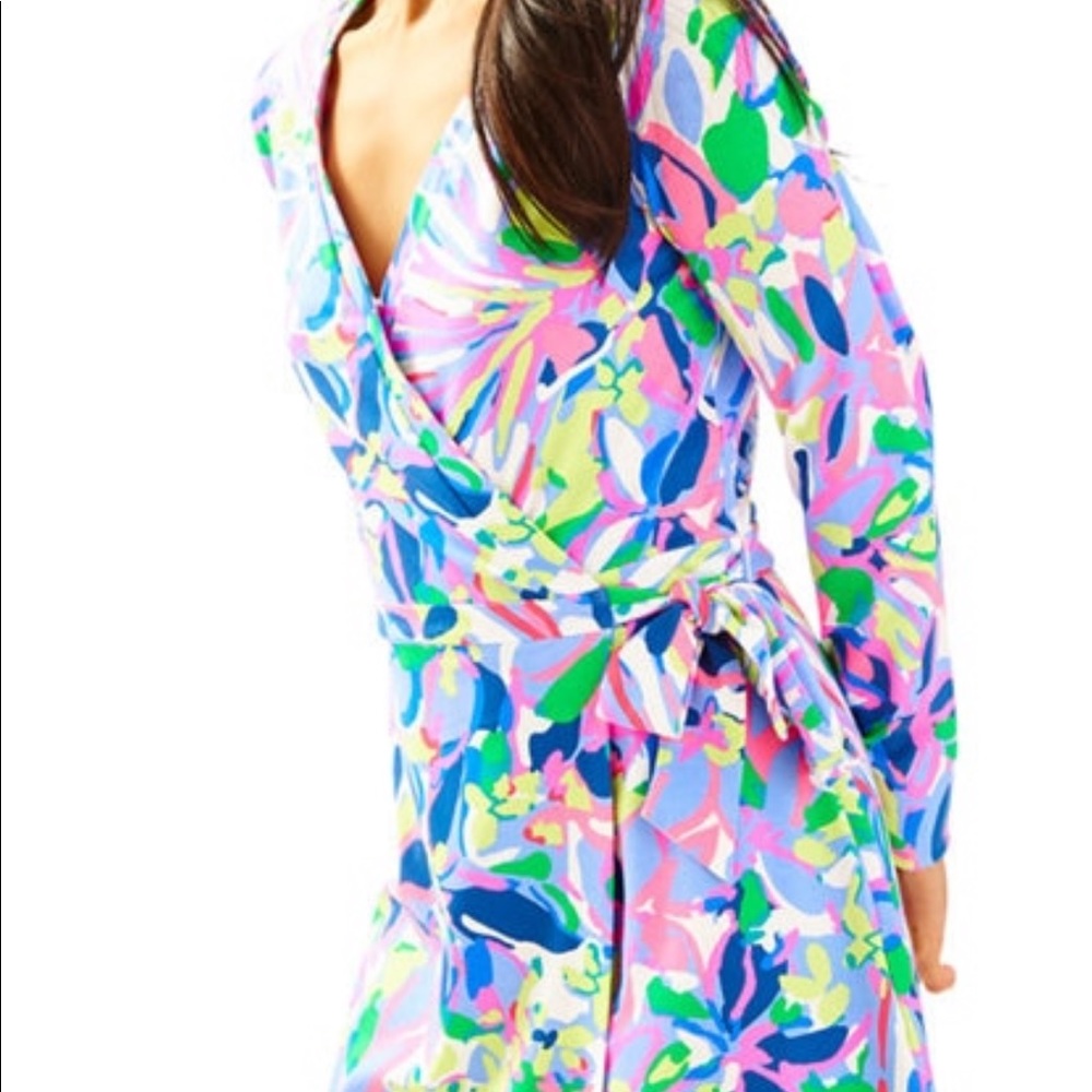 Lily Pulitzer Tiki Wrap romper dress